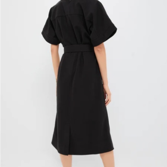 Tuckernuck Women’s Black Double Face Flannel Gianna Dress - Picture 3 of 6